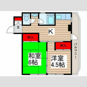 鍋新ビルの間取り