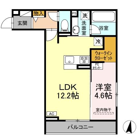 (仮称)清水町新宿PJの間取り