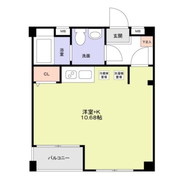 ラヴィエント三ノ輪パークサイドの間取り