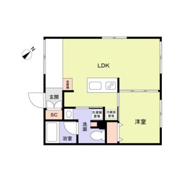 ASTILE目黒不動前の間取り