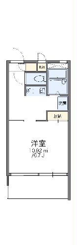 レオパレスシリウス戸田の間取り