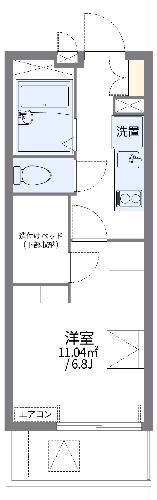 レオパレスヴィーゼの間取り