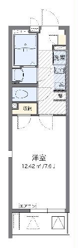 クレイノドエル 大久保Bの間取り