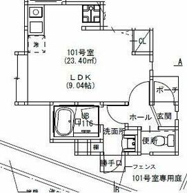 アルジェネーロ三ツ沢の間取り