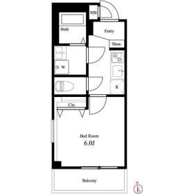 ブランヴェール南千住の間取り