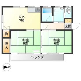 第二橋本マンションの間取り