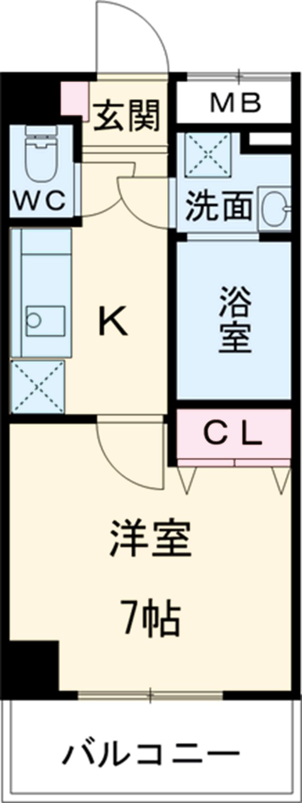グランシャリオ西尾久の間取り