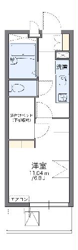レオパレス日時計の間取り