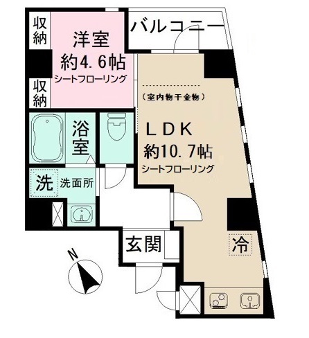 LEO六拾壱番館の間取り