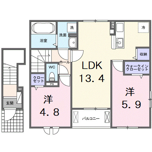 ヒカルサ所沢の間取り