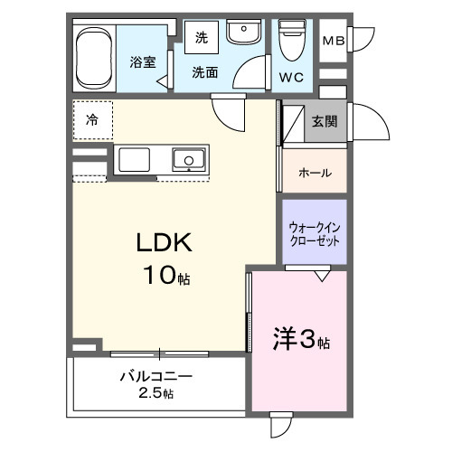 メゾン ド オラクルの間取り