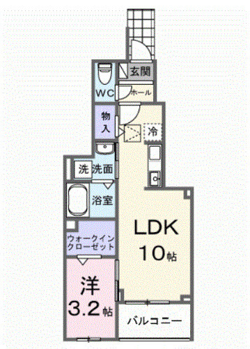 ヒカルサ川越南古谷イーストの間取り