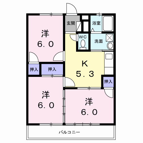 ロイヤルFUJIの間取り