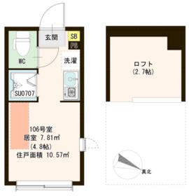 ハーモニーテラス小竹向原Ⅱの間取り