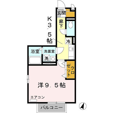 ポットマムの間取り