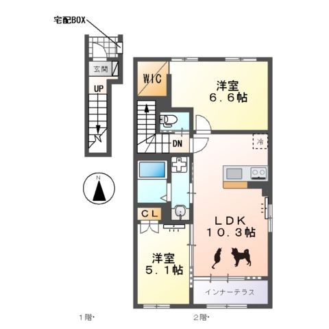 バリスタの間取り