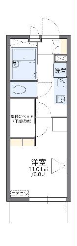 レオパレスMSハイツの間取り