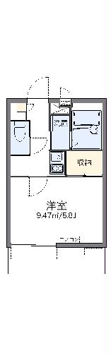 レオパレスパルフェタムール北沢の間取り