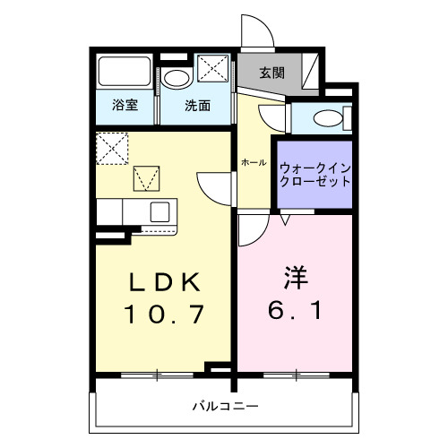 カーサ・ミキーオ桂の間取り