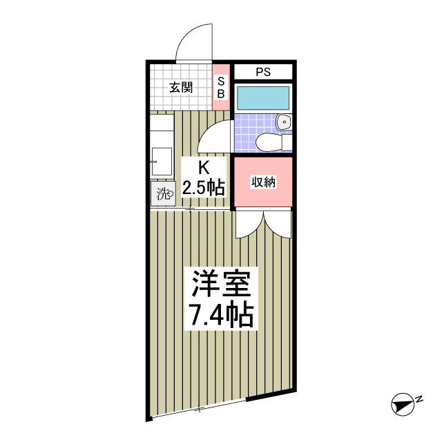 ベルメゾン 新座の間取り