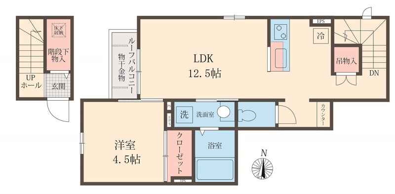 アクアベース西横浜の間取り