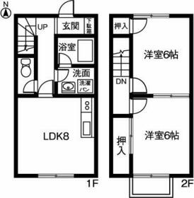 DUPLEX 国王30Bの間取り