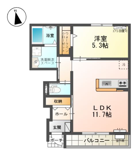 鎌倉平和荘の間取り