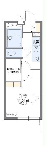 レオパレスMSハイツの間取り