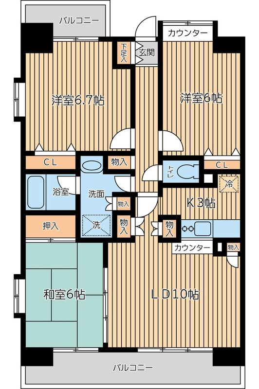 ＣＩＴＹ　ＳＰＩＲＥ西葛西の間取り