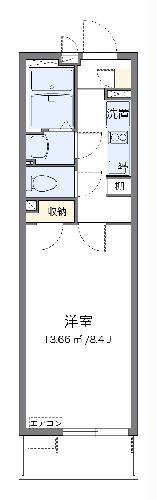 クレイノコンフォーティア SRの間取り