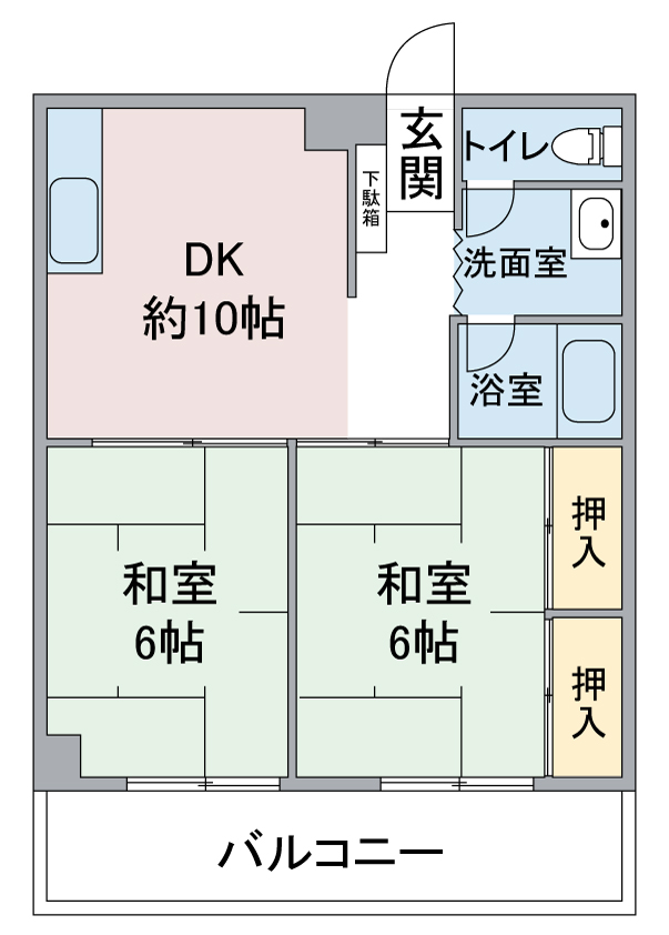 山時ビルの間取り