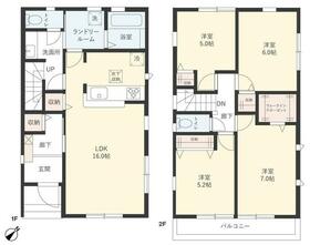 Sumai-to船橋市三咲06の間取り