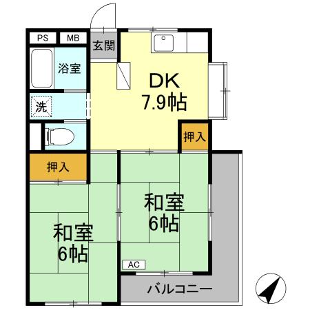 グリーンハウスクスノキの間取り