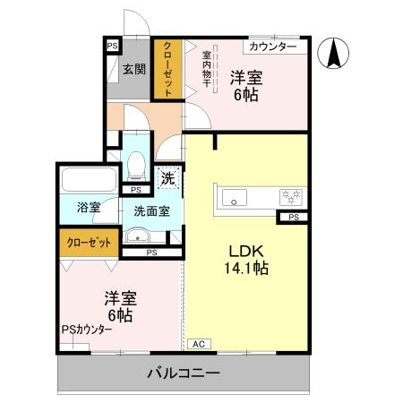 パークサイドファームの間取り