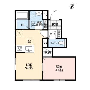 1/2 間取