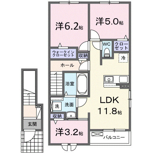 ウイング・Ｍの間取り