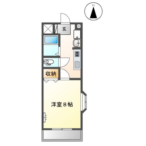 エクセレンス白山の間取り