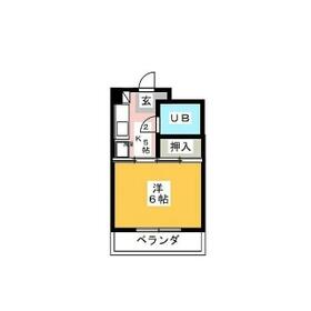 ベレッツァ白山の間取り