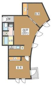 フラッツ６３４の間取り