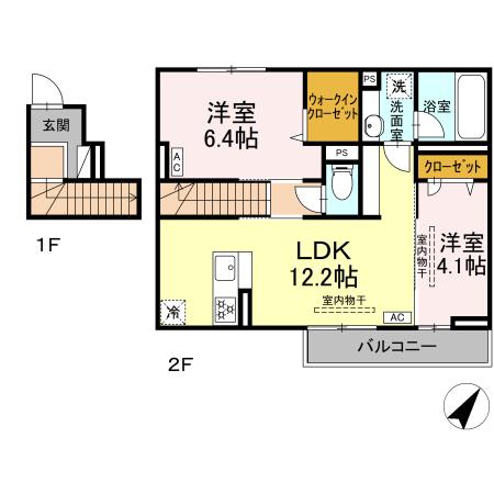 2/4 間取