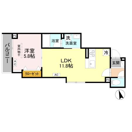 2/4 間取