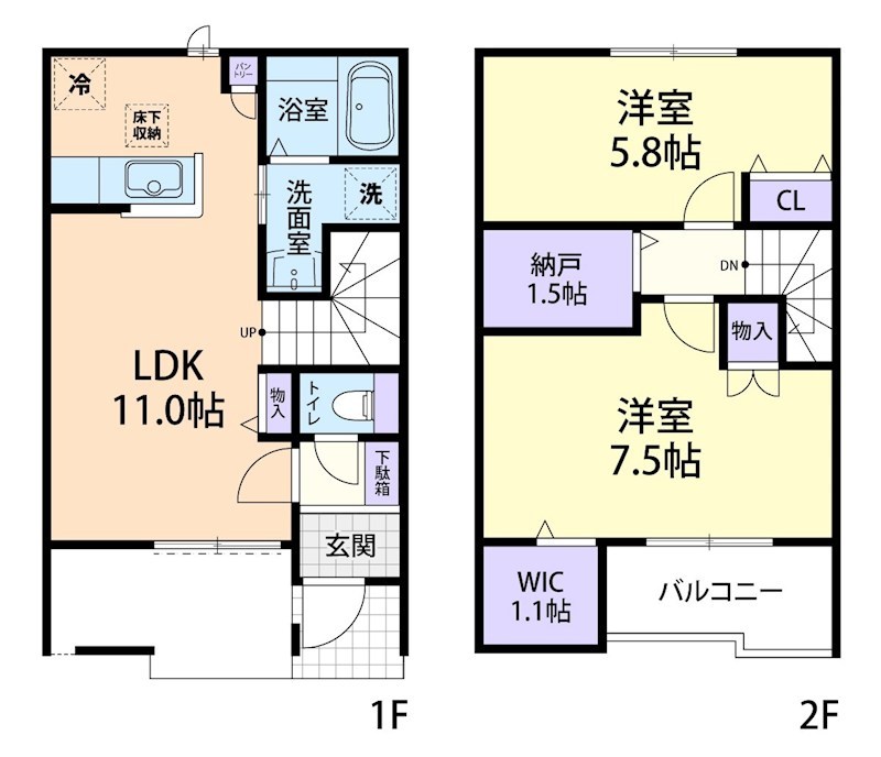 Muuto（ムート）　Bの間取り