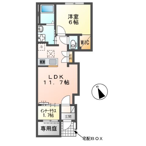 小浜町新築アパート（仮の間取り