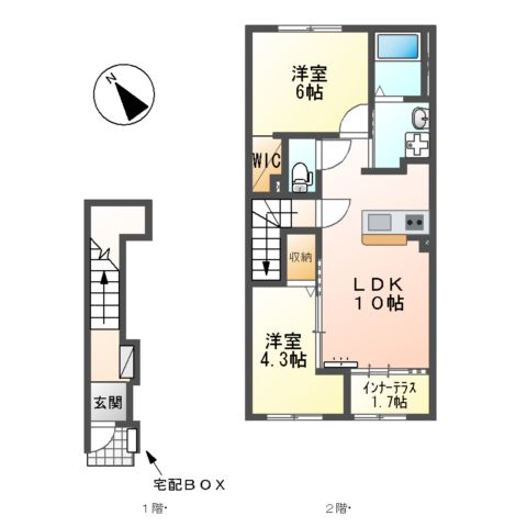 小浜町新築アパート（仮の間取り