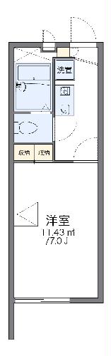 レオパレスエスト久が原の間取り