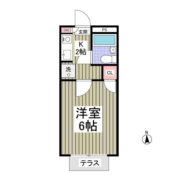 アリス太田第9の間取り
