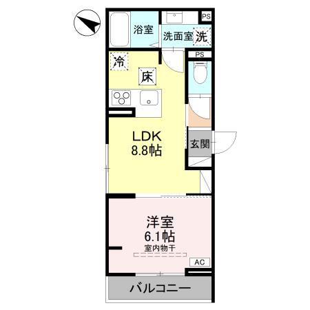 ＤーＳｅｒｅｎｏ宮戸の間取り