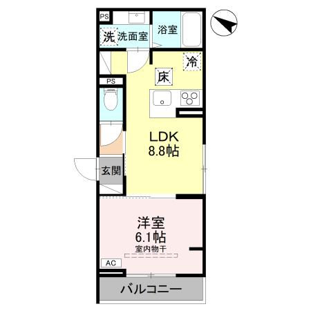 ＤーＳｅｒｅｎｏ宮戸の間取り