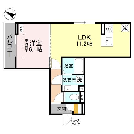 DーSereno宮戸の間取り