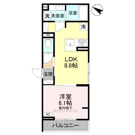 DーSereno宮戸の間取り